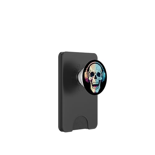 DJ Skull - Musikliebhaber lustig PopSockets PopWallet für MagSafe von MeinShirt