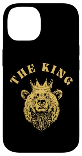 Der König - Bären-Wildtier-Logo Hülle für iPhone 14 von MeinShirt