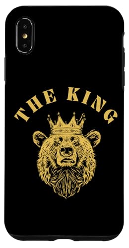 Der König - Bären-Wildtier-Logo Hülle für iPhone XS Max von MeinShirt