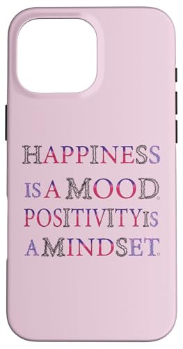 Glück ist eine Stimmung, Positivität ist eine Denkweise Hülle für iPhone 16 Pro Max Glück ist eine Stimmung, Positivität ist eine Denkweise Hülle für iPhone 16 Pro Max von MeinShirt