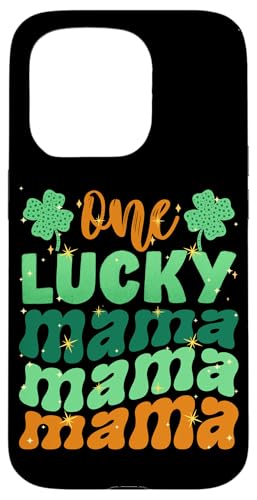 One Lucky Mama - St. Patricks Day Funny Hülle für iPhone 15 Pro von MeinShirt