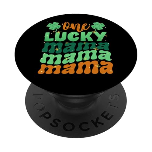 One Lucky Mama - St. Patricks Day Funny PopSockets Klebender PopGrip One Lucky Mama - St. Patricks Day Funny PopSockets Klebender PopGrip von MeinShirt