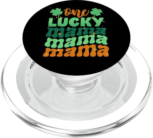 One Lucky Mama - St. Patricks Day Funny PopSockets PopGrip für MagSafe von MeinShirt