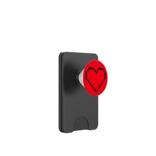 Pixel Herz Lustig Videospieler Vintage PopSockets PopWallet für MagSafe Pixel Herz Lustig Videospieler Vintage PopSockets PopWallet für MagSafe von MeinShirt