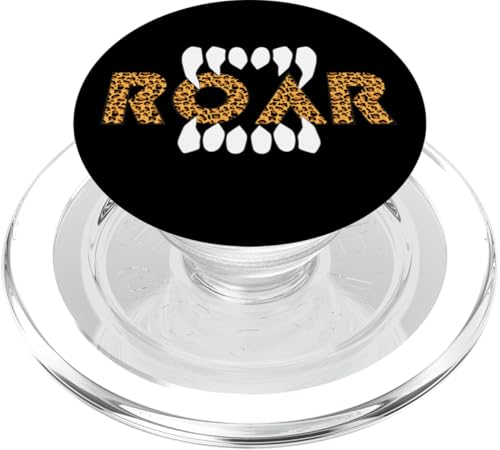 ROAR! Leopard Print Power - Fierce & Fun Funny PopSockets PopGrip für MagSafe ROAR! Leopard Print Power - Fierce & Fun Funny PopSockets PopGrip für MagSafe von MeinShirt