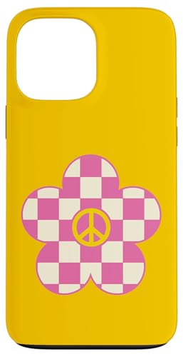 Retro-Schild mit Gänseblümchen-Motiv, 80er-Jahre-Stil, Vintage-Stil Hülle für iPhone 13 Pro Max von MeinShirt