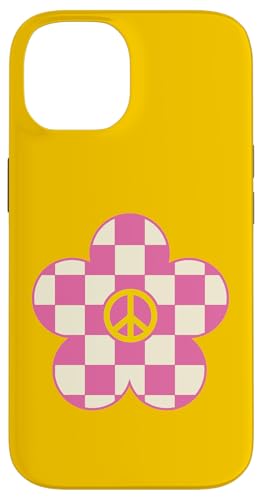 Retro-Schild mit Gänseblümchen-Motiv, 80er-Jahre-Stil, Vintage-Stil Hülle für iPhone 14 von MeinShirt