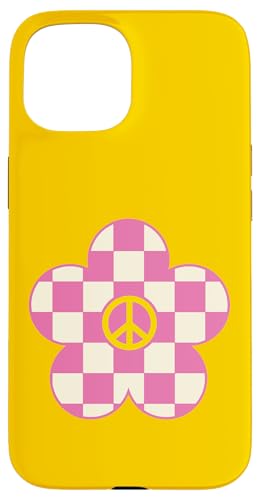 Retro-Schild mit Gänseblümchen-Motiv, 80er-Jahre-Stil, Vintage-Stil Hülle für iPhone 15 von MeinShirt