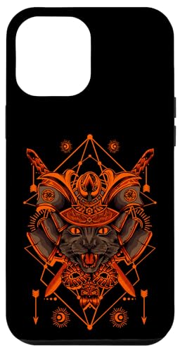 Samurai-Katze, japanische Grafik Hülle für iPhone 12 Pro Max von MeinShirt