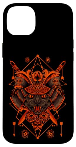 Samurai-Katze, japanische Grafik Hülle für iPhone 14 Plus von MeinShirt