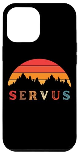 "Servus" Vintage Sonnenuntergang - Bayern und Tirol Lustiges Hülle für iPhone 12 Pro Max von MeinShirt