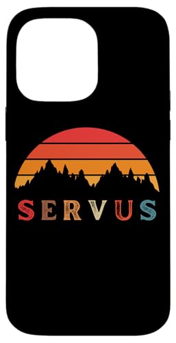 "Servus" Vintage Sonnenuntergang - Bayern und Tirol Lustiges Hülle für iPhone 14 Pro Max von MeinShirt