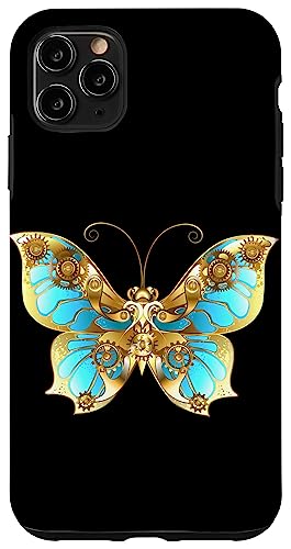 Steampunk Zahnräder Schmetterling Hülle für iPhone 11 Pro Max von MeinShirt