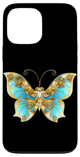Steampunk Zahnräder Schmetterling Hülle für iPhone 13 Pro Max von MeinShirt