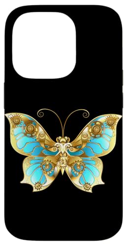 Steampunk Zahnräder Schmetterling Hülle für iPhone 14 Pro Steampunk Zahnräder Schmetterling Hülle für iPhone 14 Pro von MeinShirt