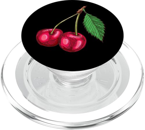 Süße rote Kirschen - Obstliebhaber Landwirt | Frische Sommerfrucht PopSockets PopGrip für MagSafe von MeinShirt