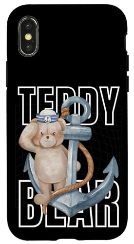 Teddybär Matrosen – nautische Segelbootgrafik Hülle für iPhone X/XS Teddybär Matrosen – nautische Segelbootgrafik Hülle für iPhone X/XS von MeinShirt