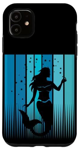 Vintage Mermaid Vibes - Ocean Lover Retro Hülle für iPhone 11 von MeinShirt