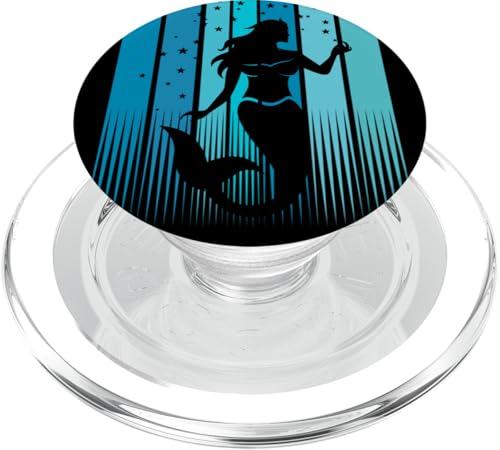 Vintage Mermaid Vibes - Ocean Lover Retro PopSockets PopGrip für MagSafe von MeinShirt