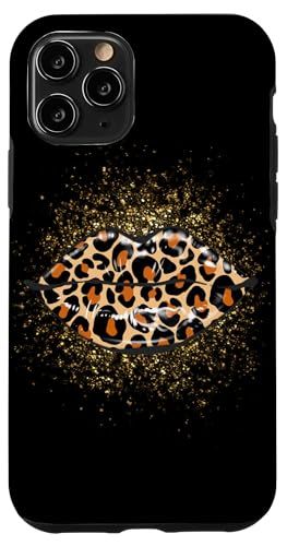 Wild Kiss: Retro Leopard Print Lippen Lustig Hülle für iPhone 11 Pro von MeinShirt