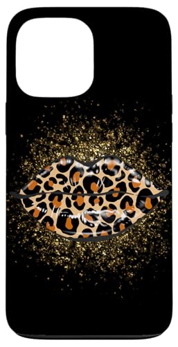 Wild Kiss: Retro Leopard Print Lippen Lustig Hülle für iPhone 13 Pro Max Wild Kiss: Retro Leopard Print Lippen Lustig Hülle für iPhone 13 Pro Max von MeinShirt