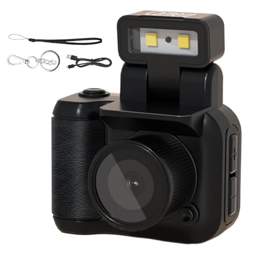 Meindin Retro Snap Kamera, Digital Vintage Kleine Kamera Camcorder Mit LED-Blitzlicht, Tragbares 1080p HD Mit 6 Fotofiltern, Reise Daumenkamera Für Vlogging Liveaufzeichnungen Meindin Retro Snap Kamera, Digital Vintage Kleine Kamera Camcorder Mit LED-Blitzlicht, Tragbares 1080p HD Mit 6 Fotofiltern, Reise Daumenkamera Für Vlogging Liveaufzeichnungen von Meindin