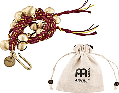 Meinl Cymbals Ajuch Brass Bells - Großes Glocken Tamburin Soundeffekt für Schlagzeugbecken - Inklusive Leinentasche - Messing, Mehrfarbig (MABL) von Meinl Cymbals