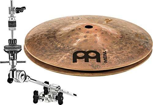 Meinl Cymbals Artist Concept Models Benny Greb Crasher Hats 8 Zoll (Video) Trash Stack Schlagzeug Becken (20,32cm) B20 Bronze, Dunkles Finish (AC-CRASHER) von Meinl Cymbals