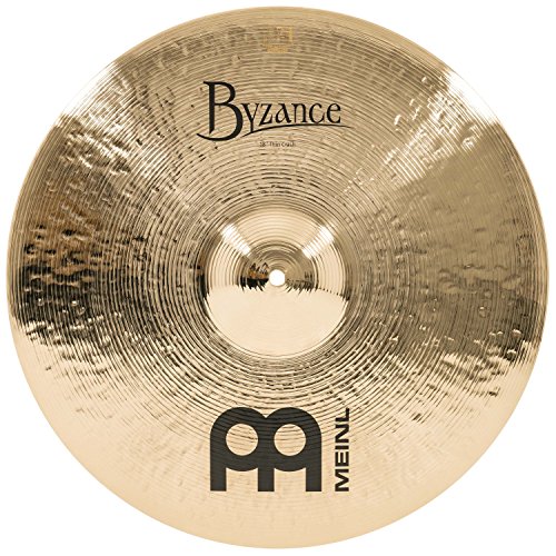 Meinl Cymbals Byzance Brillant Crash Thin 18 Zoll (Video) Schlagzeug Becken (45,72cm) B20 Bronze, Brilliantes Finish (B18TC-B) von Meinl Cymbals