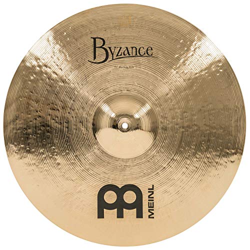Meinl Cymbals Byzance Brillant Ride Medium 22 Zoll (Video) Schlagzeug Becken (55,88cm) B20 Bronze, Brilliantes Finish (B22MR-B) von Meinl Cymbals