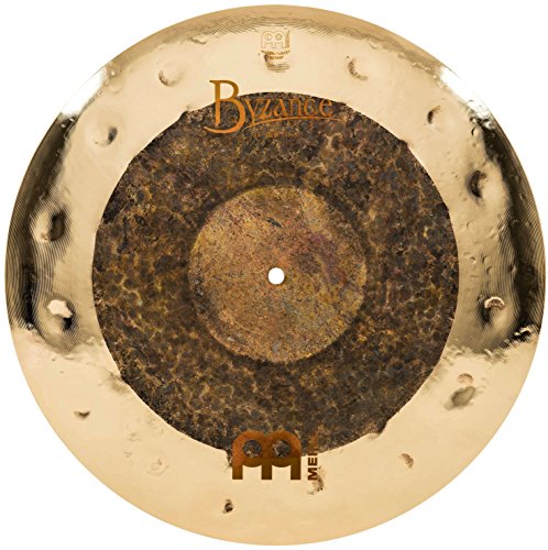 Meinl Cymbals Byzance Dual Crash 18 Zoll (Video) Schlagzeug Becken (45,72cm) B20 Bronze, Naturbelassenes und Brilliantes Finish (B18DUC) von Meinl Cymbals