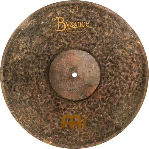 Meinl Cymbals Byzance Extra Dry Crash Thin 16 Zoll (Video) Schlagzeug Becken (40,64cm) B20 Bronze, Naturbelassenes und Traditionelles Finish (B16EDTC) von Meinl Cymbals