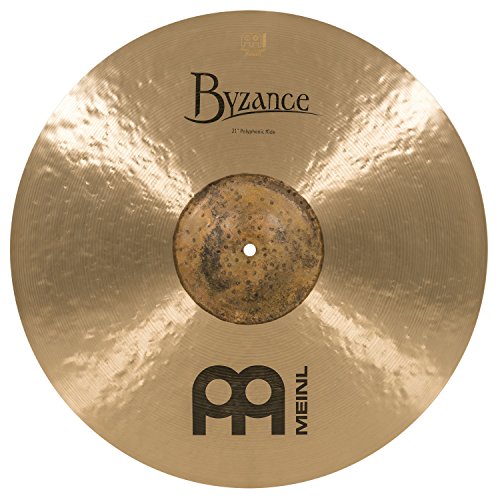 Meinl Cymbals Byzance Traditional Polyphonic Ride 21 Zoll (Video) Schlagzeug Becken (53,34cm) B20 Bronze, Traditionelles Finish (B21POR) von Meinl Cymbals