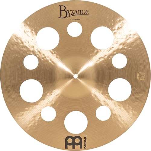 Meinl Cymbals Byzance Traditional Trash Crash 18 Zoll (Video) Schlagzeug Becken (45,72cm) B20 Bronze, Traditionelles Finish (B18TTRC) von Meinl Cymbals