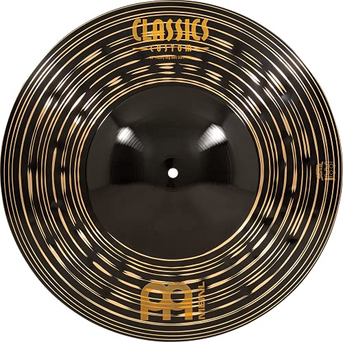 Meinl Cymbals Classics Custom Dark Big Bell Ride Heavy — 18 Zoll (Video) Schlagzeug Becken (45,72cm) B12 Bronze, Dunkles Finish (CC18HBBDAR) von Meinl Cymbals