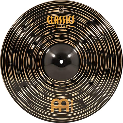 Meinl Cymbals Classics Custom Dark Crash — 17 Zoll (Video) Schlagzeug Becken (43,18cm) B12 Bronze, Dunkles Finish (CC17DAC) von Meinl Cymbals