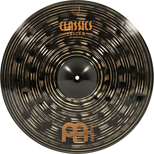 Meinl Cymbals Classics Custom Dark Crash — 20 Zoll (Video) Schlagzeug Becken (50,80cm) B12 Bronze, Dunkles Finish (CC20DAC) von Meinl Cymbals