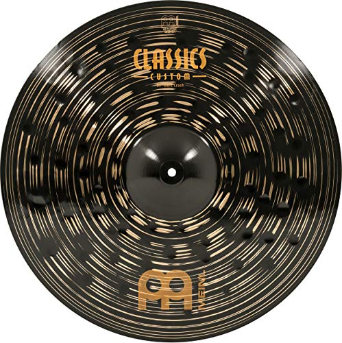 Meinl Cymbals Classics Custom Dark Crash — 21 Zoll (Video) Schlagzeug Becken (53,34cm) B12 Bronze, Dunkles Finish (CC21DAC) von Meinl Cymbals