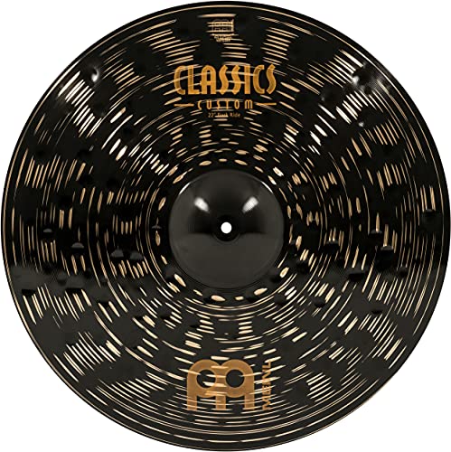 Meinl Cymbals Classics Custom Dark Ride — 22 Zoll (Video) Schlagzeug Becken (55,88cm) B12 Bronze, Dunkles Finish (CC22DAR) von Meinl Cymbals