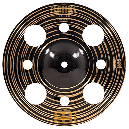 Meinl Cymbals Classics Custom Dark Trash Splash — 10 Zoll (Video) Schlagzeug Becken (25,40cm) B12 Bronze, Dunkles Finish (CC10DATRS) von Meinl Cymbals