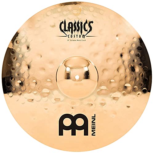 Meinl Cymbals Classics Custom Extreme Metal Crash — 19 Zoll (Video) Schlagzeug Becken (48,26cm) B12 Bronze, Brilliantes Finish (CC19EMC-B) von Meinl Cymbals