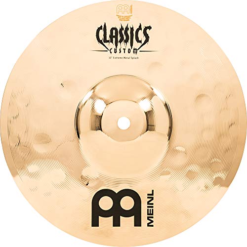 Meinl Cymbals Classics Custom Extreme Metal Splash — 10 Zoll (Video) Schlagzeug Becken (25,40cm) B12 Bronze, Brilliantes Finish (CC10EMS-B) von Meinl Cymbals