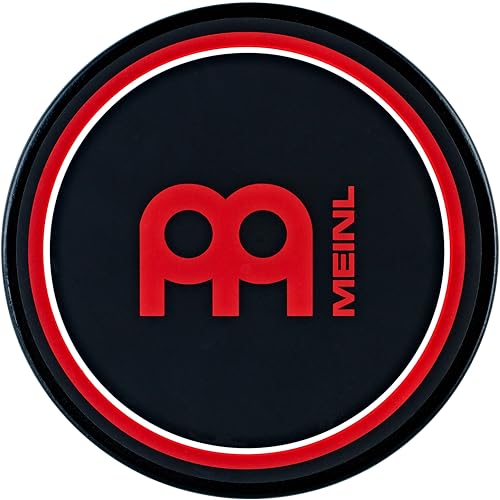 Meinl Cymbals Drum Practice Pad 6 Zoll (15,24cm) Schlagzeug Trommel Übungspad – Medium Rebound, Natürliches Spielgefühl – Schlagzeug Zubehör, Schwarz (MPP-6) von Meinl Cymbals