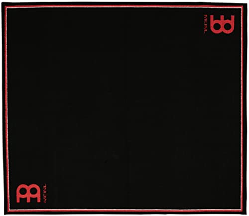 Meinl Cymbals Drum Rug Schlagzeugteppich 1,40x1,60 Meter für platzsparende Setups - rutschfester Boden, dicht gewebter Stoff – Drumset Zubehör, Schwarz (MDRS-BK) von Meinl Cymbals