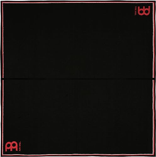 Meinl Cymbals Drum Rug Schlagzeugteppich 2x2 Meter für große Setups - rutschfester Boden, dicht gewebter Stoff – Drumset Zubehör, Schwarz (MDRL-BK) von Meinl Cymbals