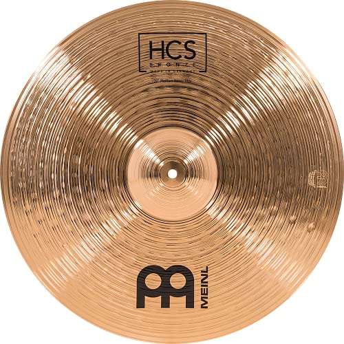 Meinl Cymbals HCS Bronze Ride Medium Heavy 20 Zoll (Video) Schlagzeug Becken (50,80cm) B8 Bronze, Traditionelles Finish (HCSB20MHR) von Meinl Cymbals