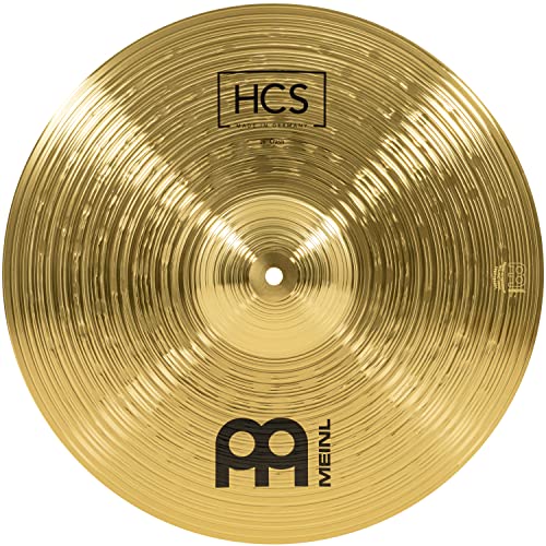 Meinl Cymbals HCS Crash — 16 Zoll (Video) Schlagzeug Becken – (40,64cm) Messing – Traditionelles Finish (HCS16C) von Meinl Cymbals