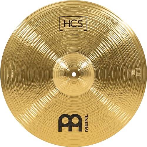 Meinl Cymbals HCS Crash-Ride — 18 Zoll (Video) Schlagzeug Becken (45,72cm) Messing, Traditionelles Finish (HCS18CR) von Meinl Cymbals