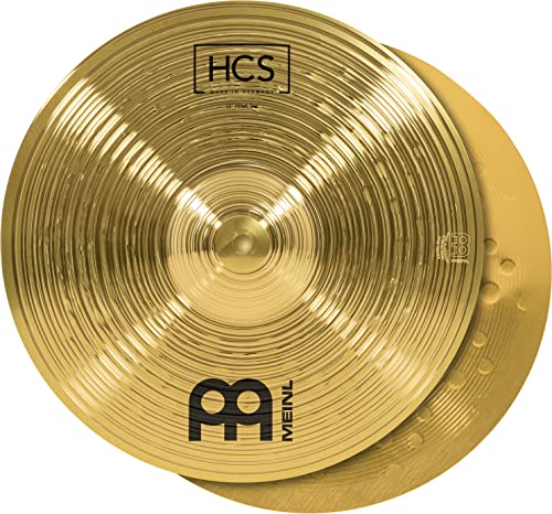 Meinl Cymbals HCS Hihat — 13 Zoll (Video) Schlagzeug Becken – Paar – (33,02cm) Messing, Traditionelles Finish (HCS13H) von Meinl Cymbals