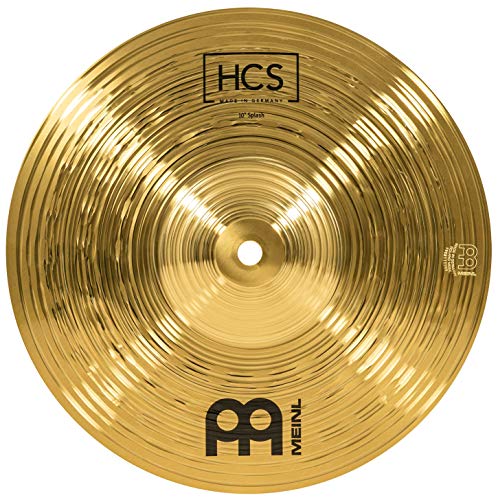 Meinl Cymbals HCS Splash — 10 Zoll (Video) Schlagzeug Becken (25,40cm) Messing, Traditionelles Finish (HCS10S) von Meinl Cymbals